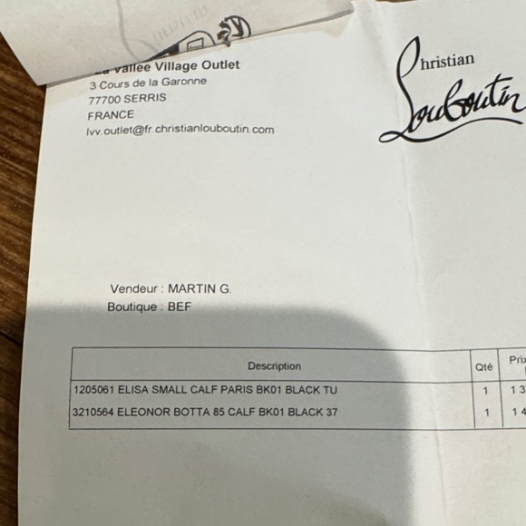 Christian Louboutin Eleanor Botta Black and Red Heeled Boots size 37 - Picture 9 of 11